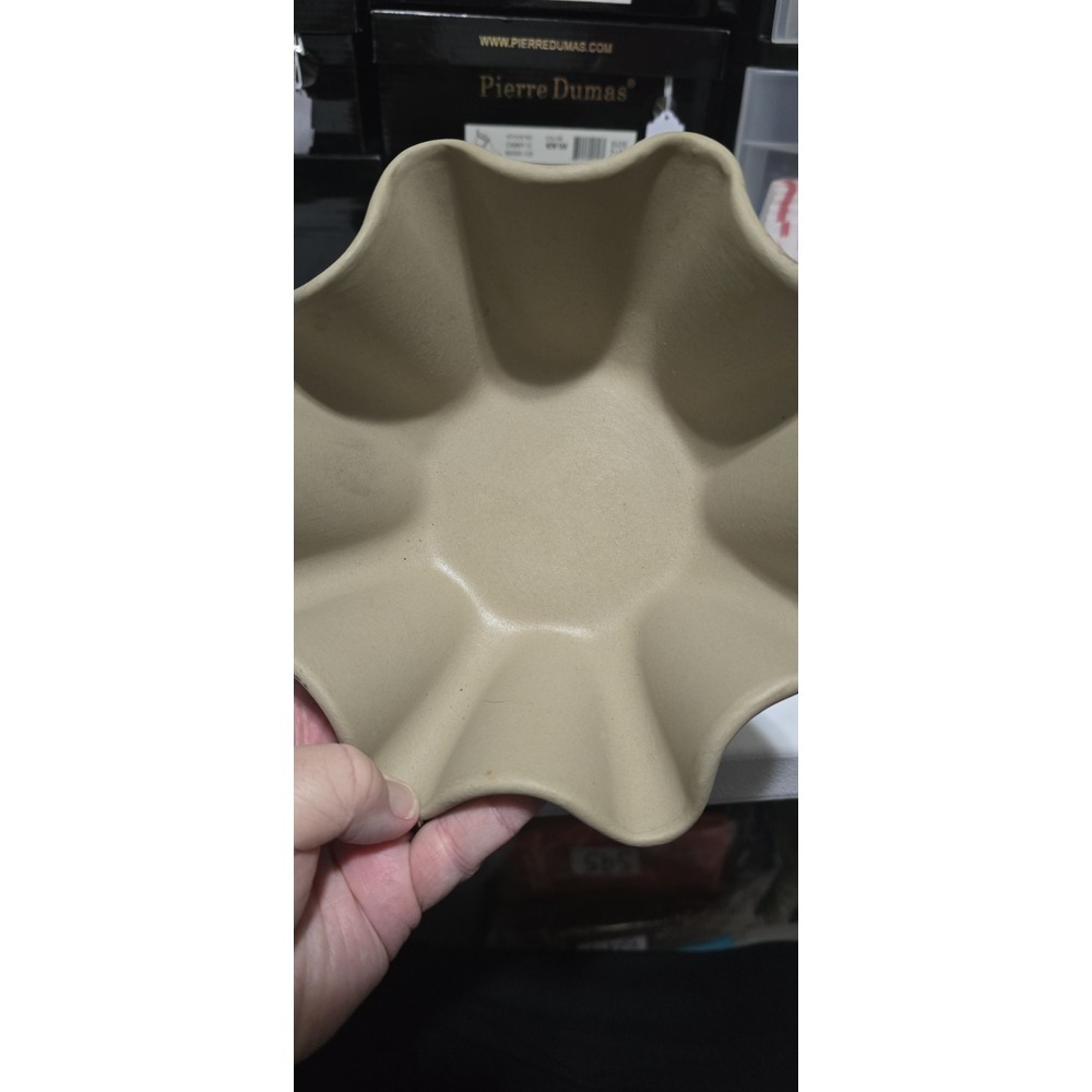 Pampered Chef Stoneware 2164 Tortilla Shell Mold Maker Taco Salad Bowl‎